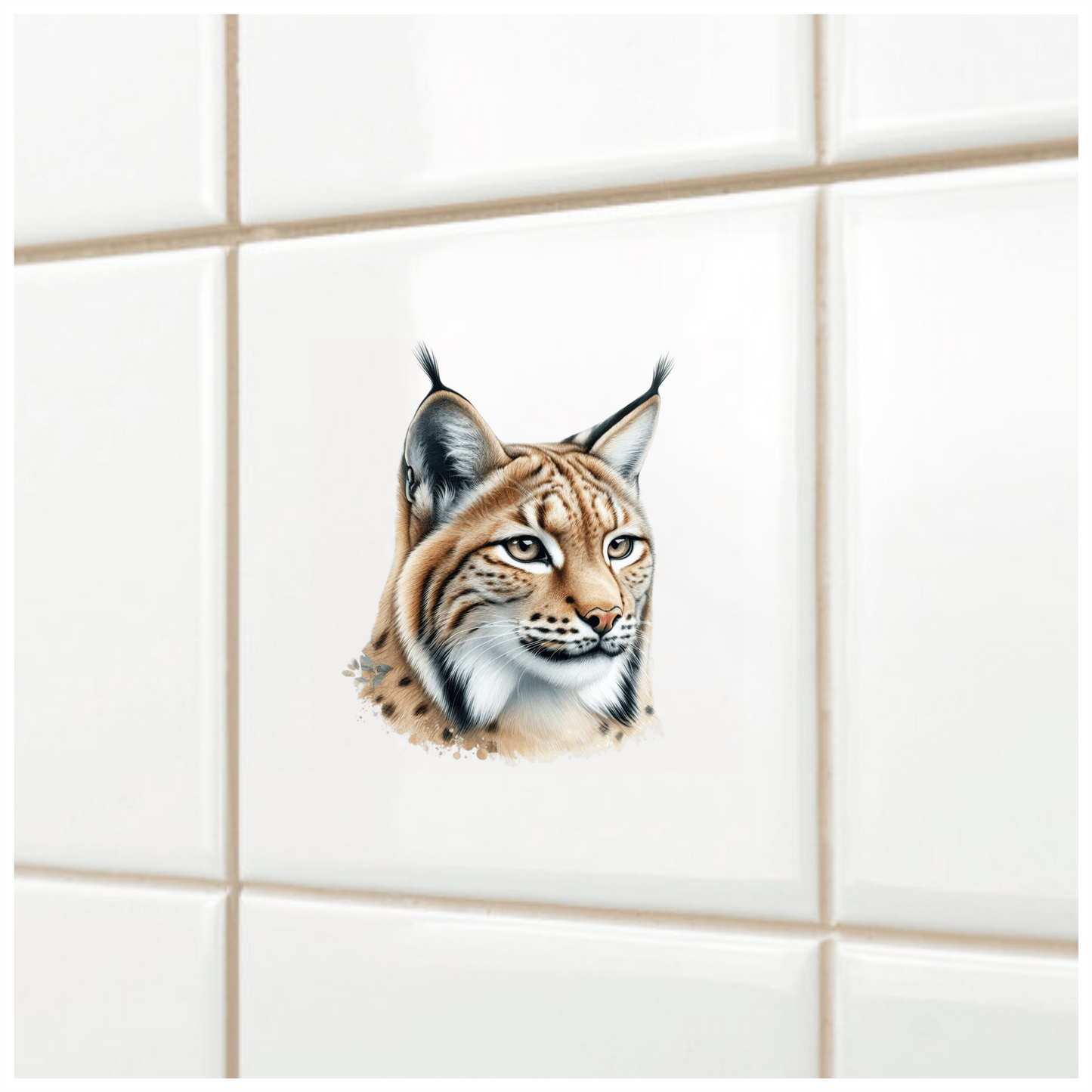 Lynx Head Portrait Vinyl Decal Sticker