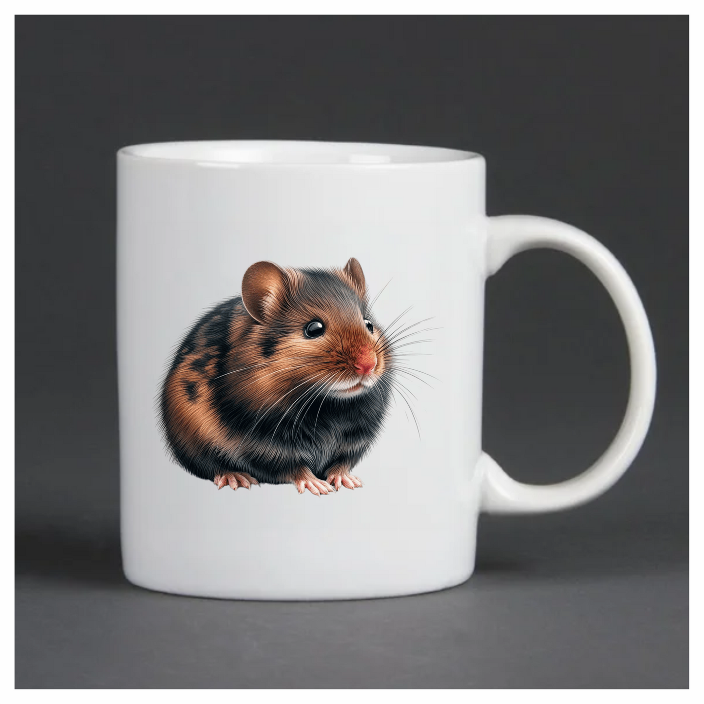 Brown Hamster European Rodent Small Vinyl Sticker Decal
