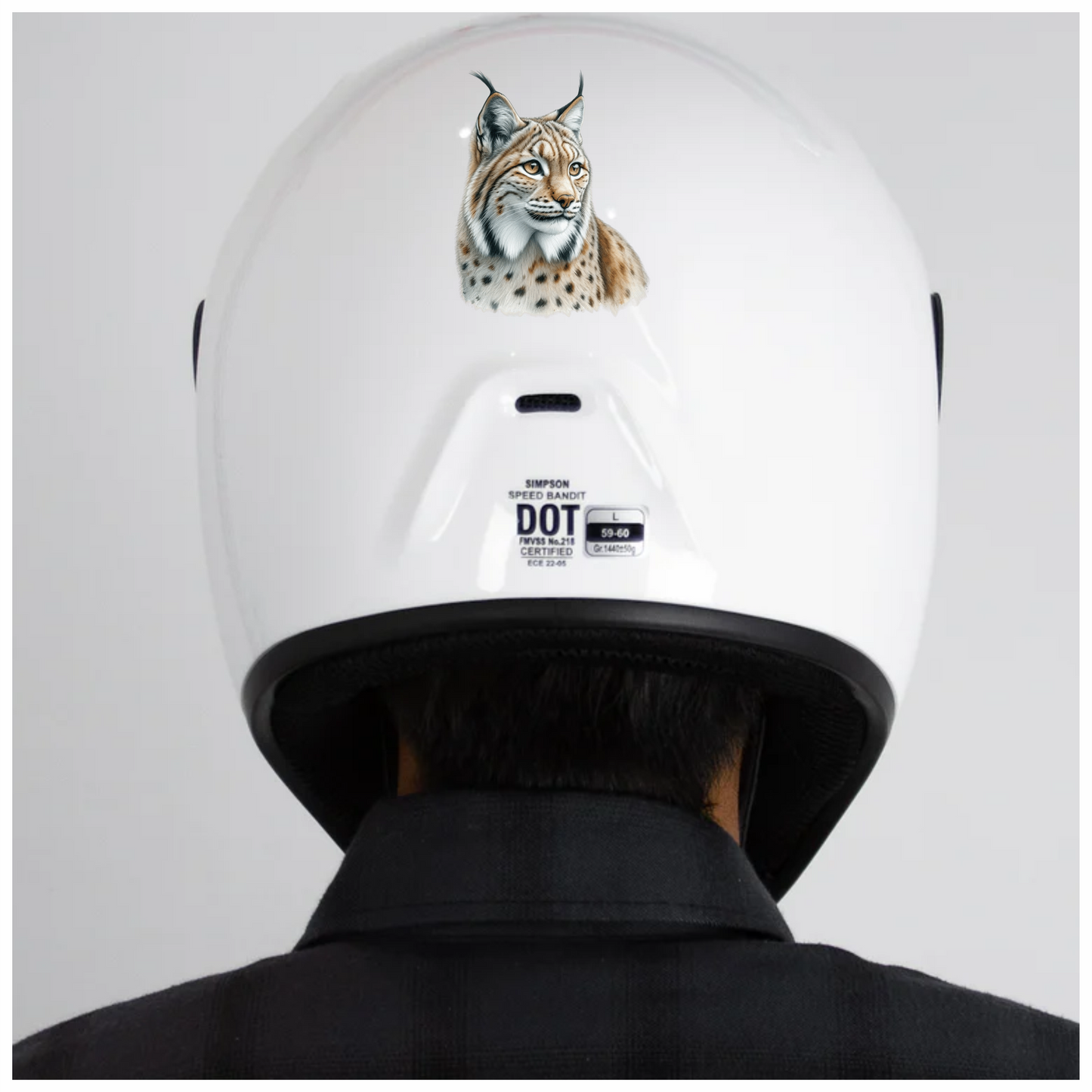 Brown Lynx Eurasian Wild Cat Vinyl Sticker Decal