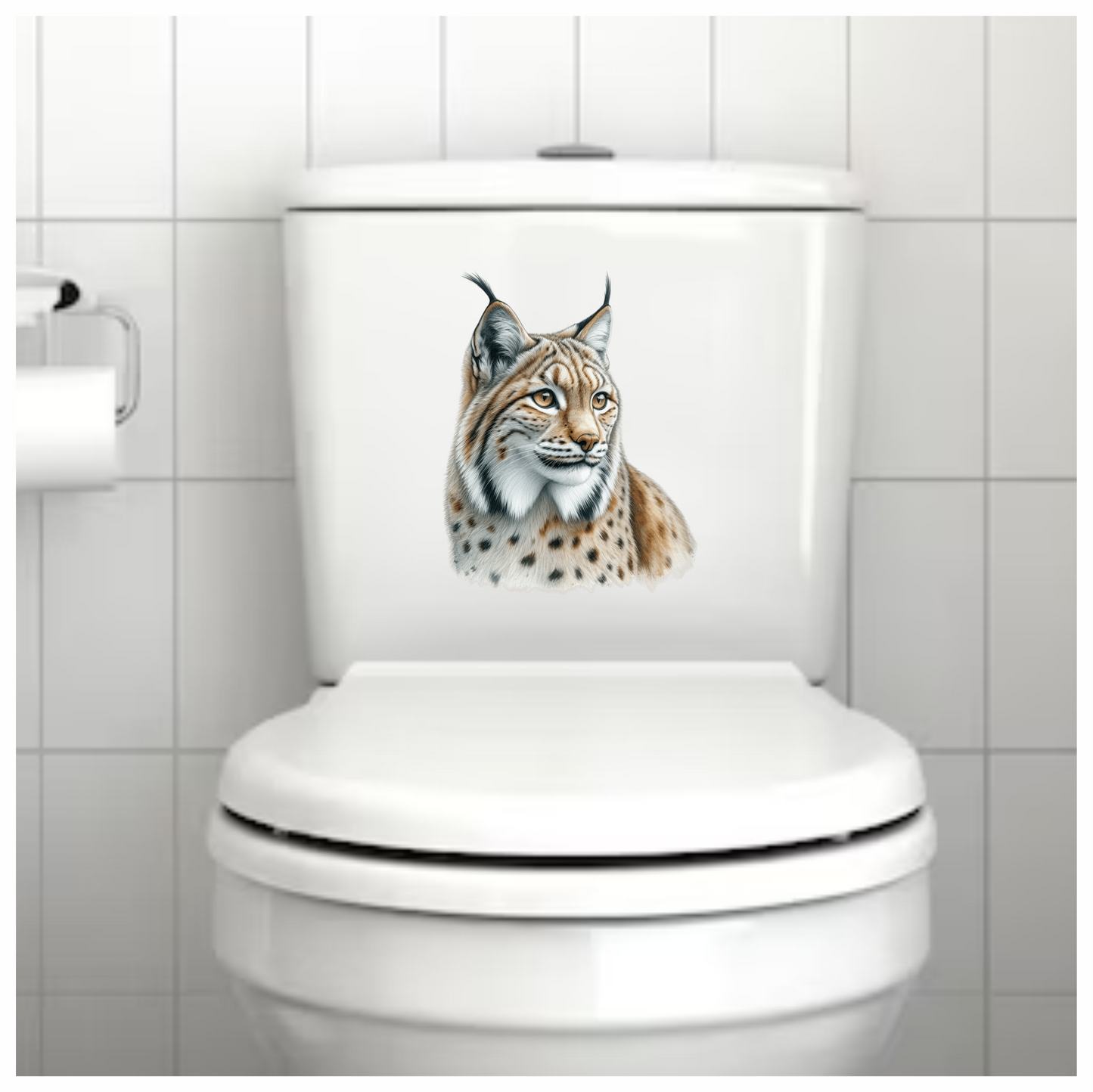 Brown Lynx Eurasian Wild Cat Vinyl Sticker Decal