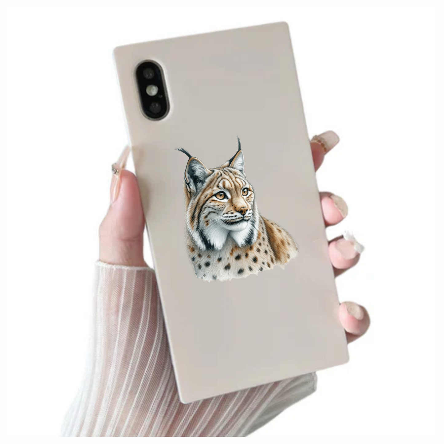 Brown Lynx Eurasian Wild Cat Vinyl Sticker Decal