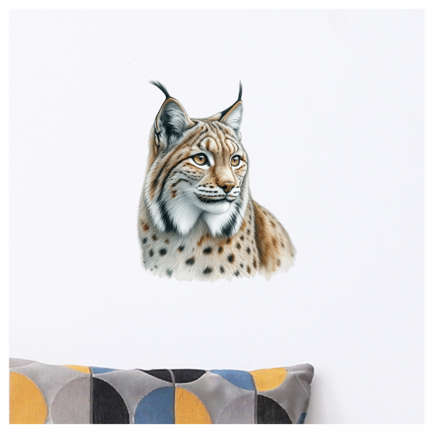 Brown Lynx Eurasian Wild Cat Vinyl Sticker Decal