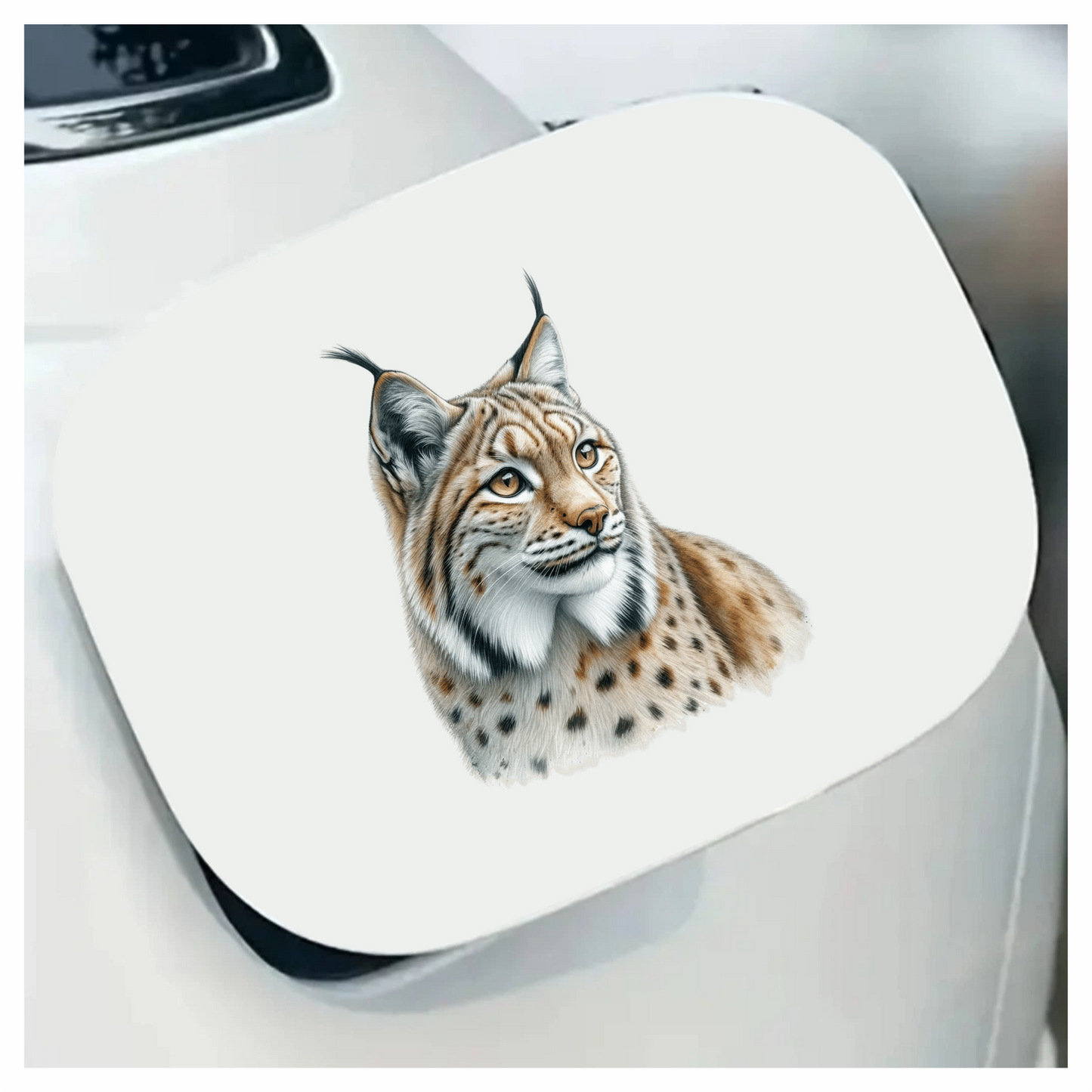 Brown Lynx Eurasian Wild Cat Vinyl Sticker Decal