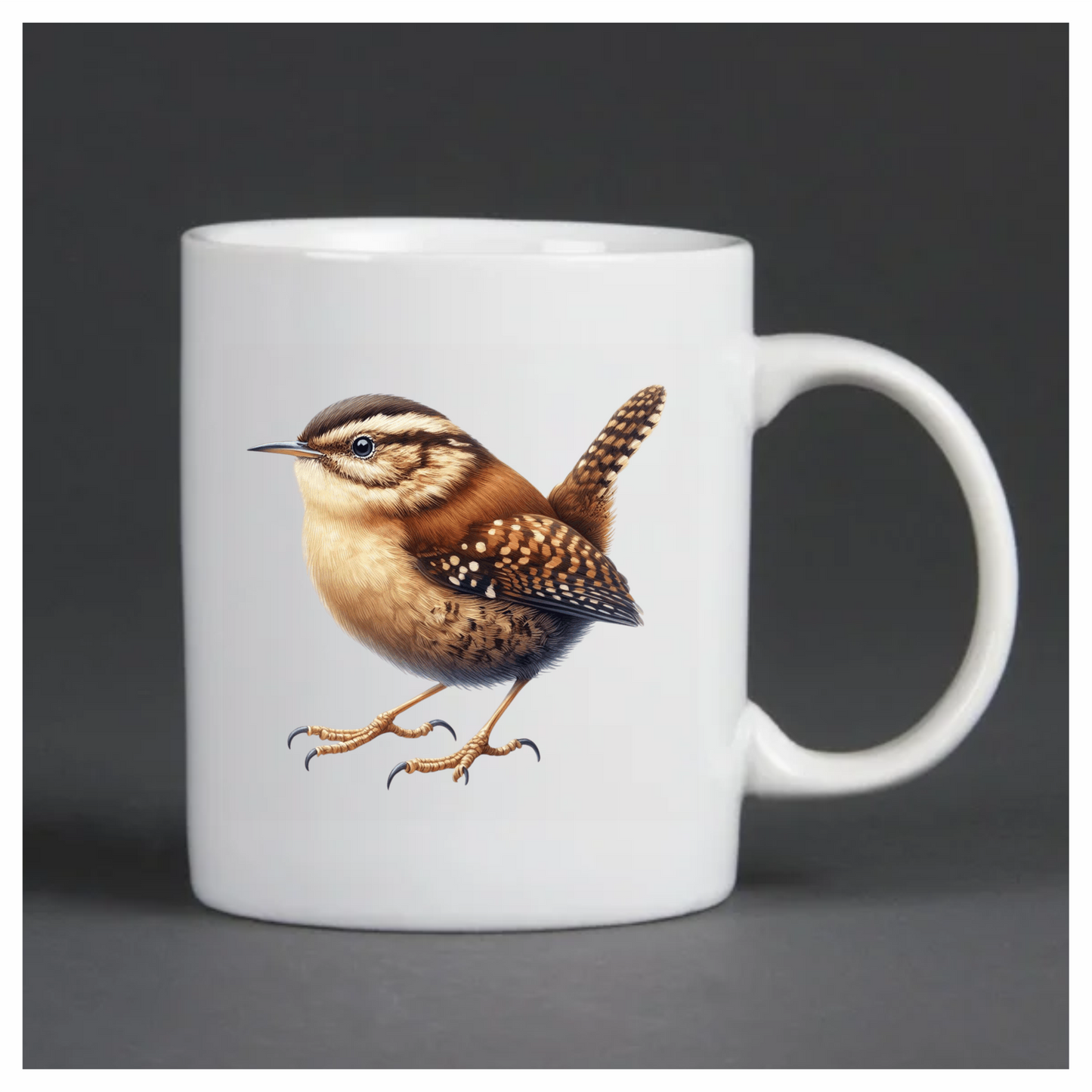 Brown Wren Small Bird Realistic Vinyl Sticker Decal