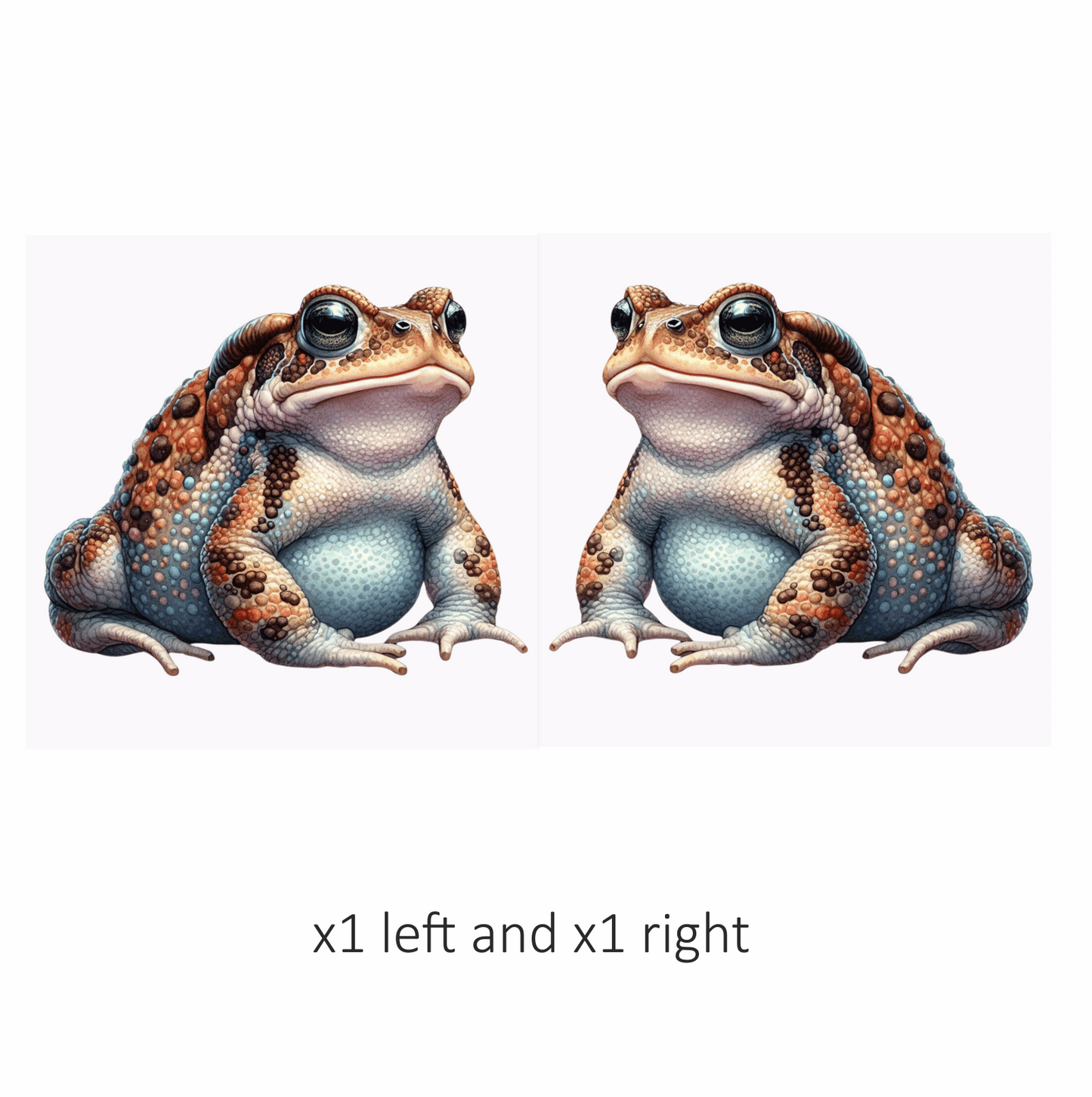 Brown Spotted Toad Animal Vinyl Sticker Decal