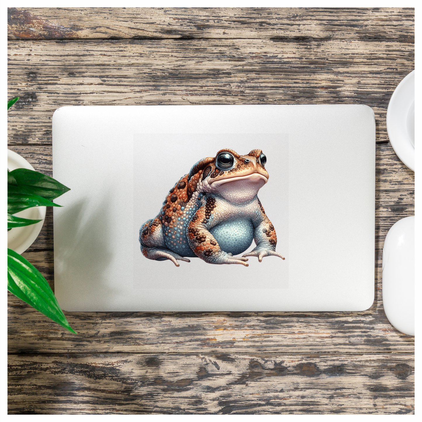 Brown Spotted Toad Animal Vinyl Sticker Decal