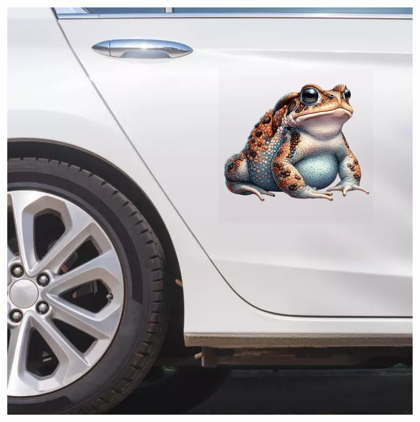 Brown Spotted Toad Animal Vinyl Sticker Decal