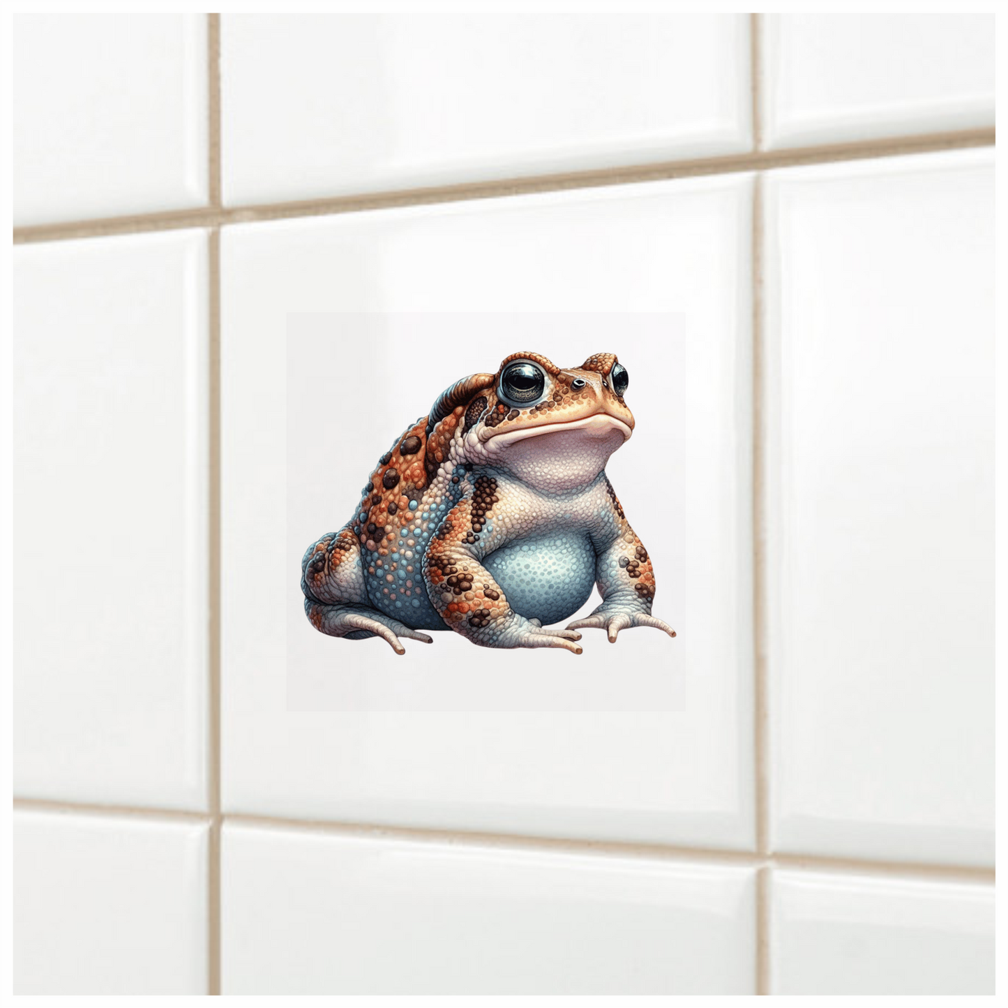 Brown Spotted Toad Animal Vinyl Sticker Decal