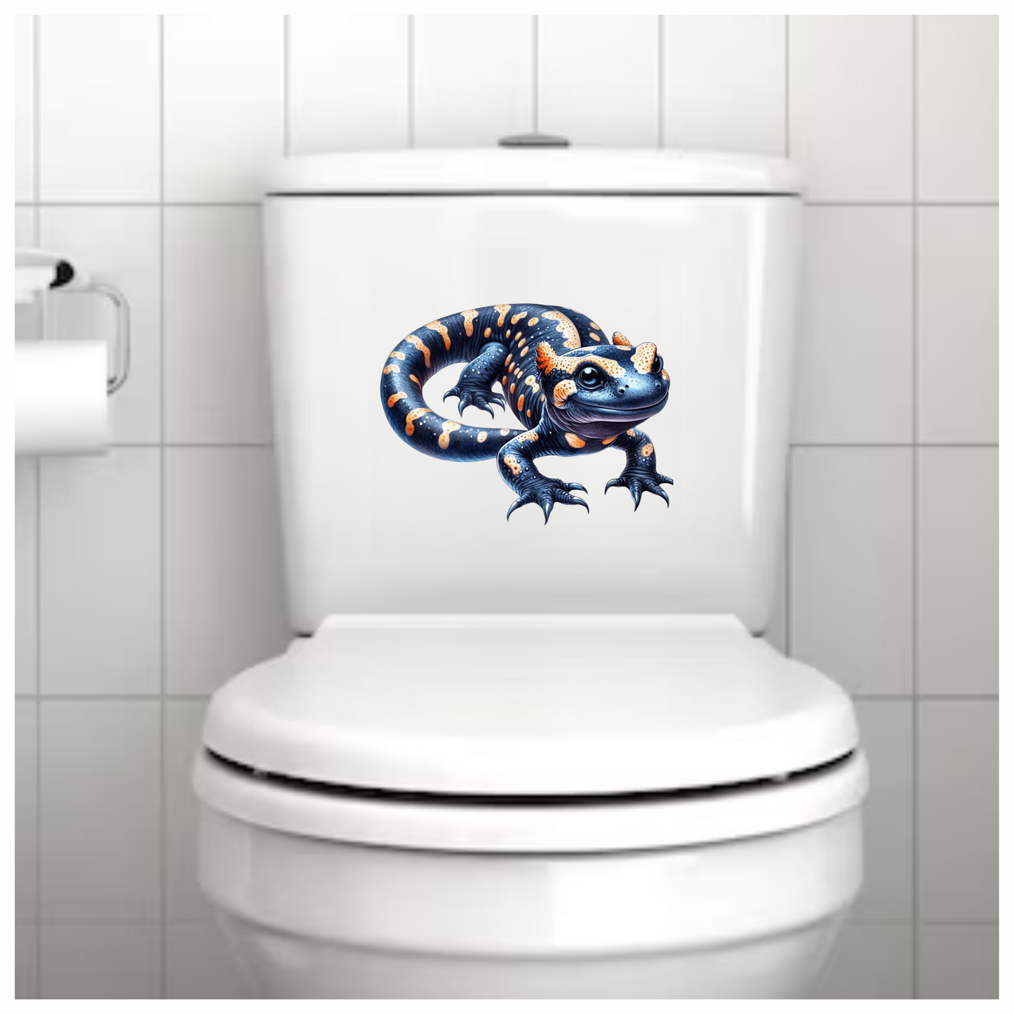 Blue Salamander Spotted Amphibian Reptile Vinyl Sticker Decal