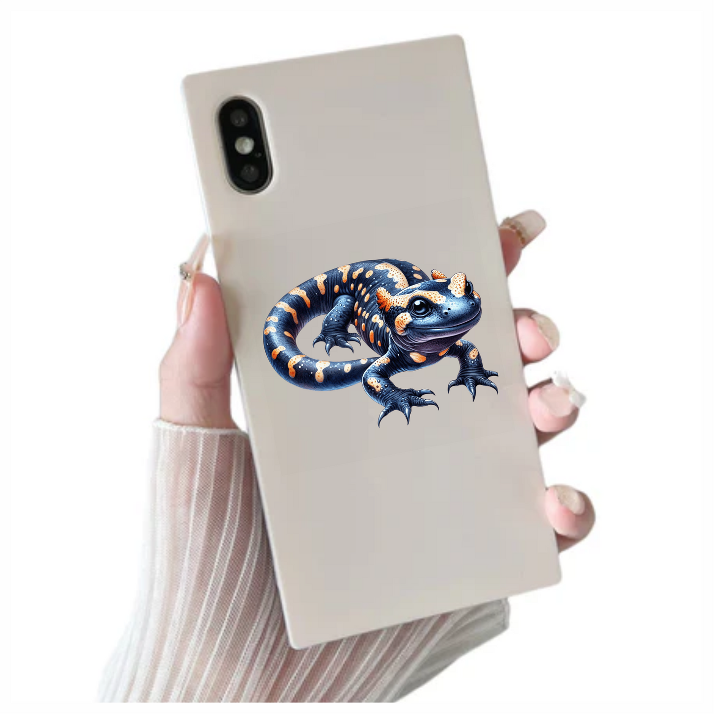 Blue Salamander Spotted Amphibian Reptile Vinyl Sticker Decal