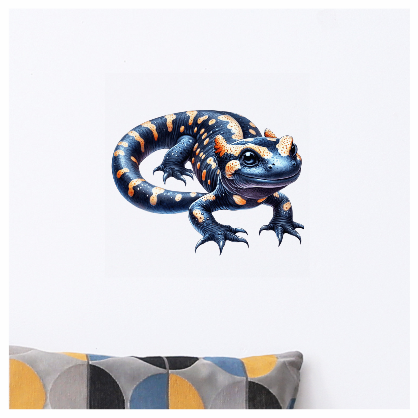 Blue Salamander Spotted Amphibian Reptile Vinyl Sticker Decal