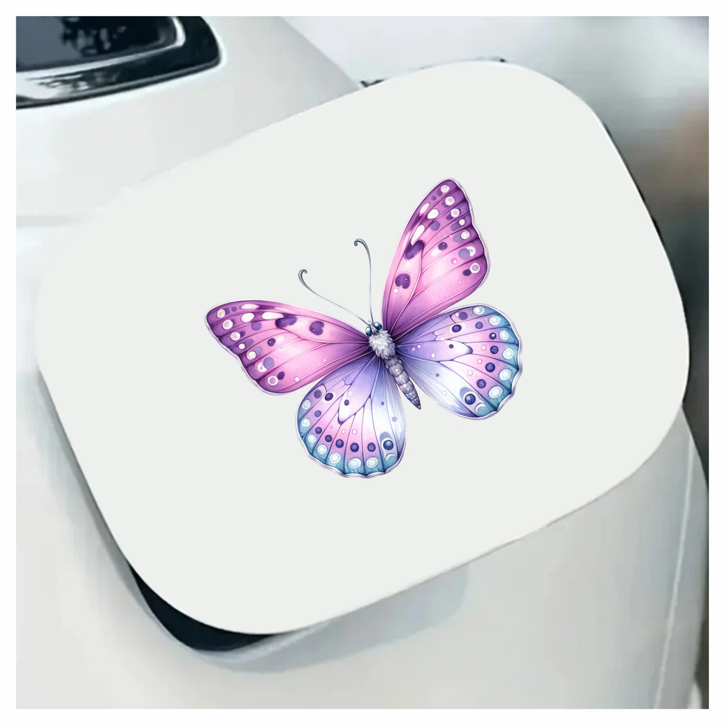 Purple Butterfly Insect Elegant Vinyl Sticker Decal