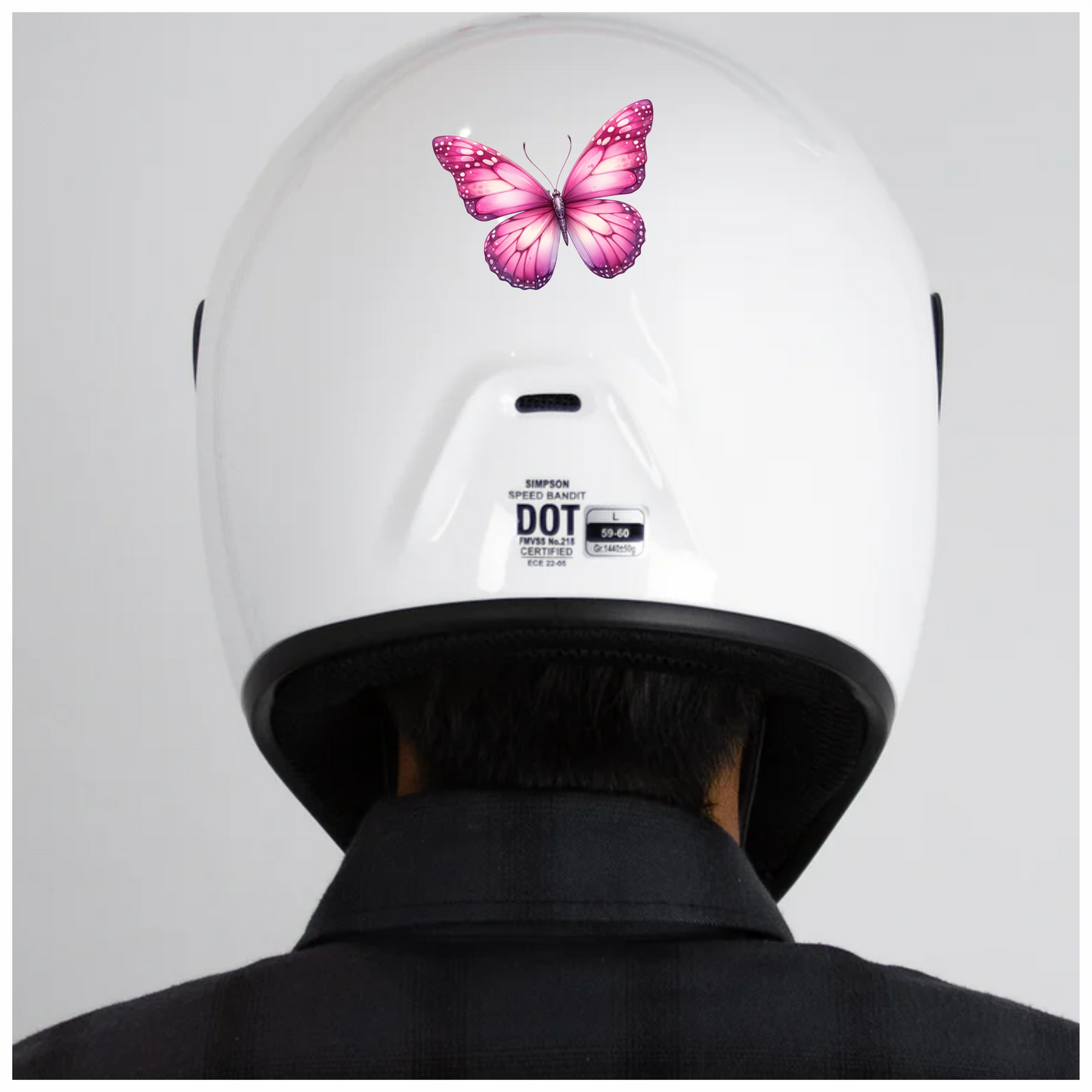 Pink Butterfly Insect Wings Vinyl Sticker Decal