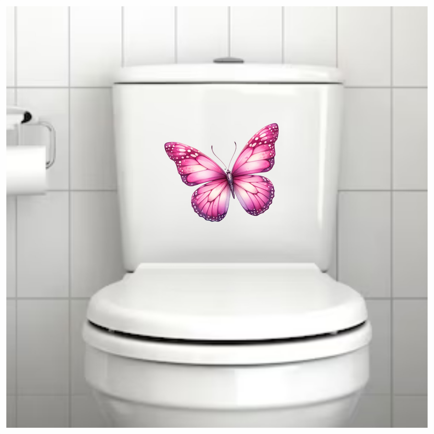 Pink Butterfly Insect Wings Vinyl Sticker Decal
