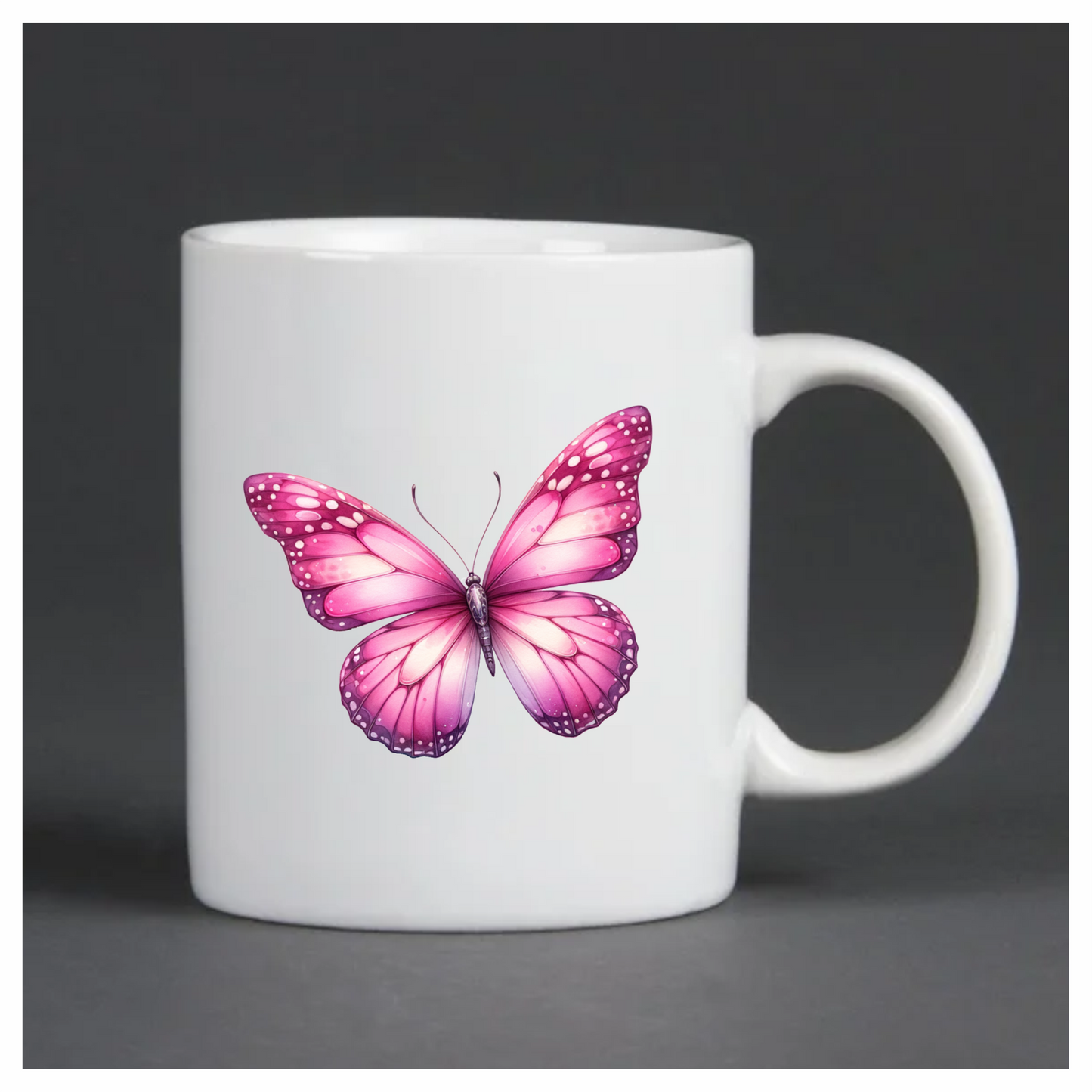Pink Butterfly Insect Wings Vinyl Sticker Decal
