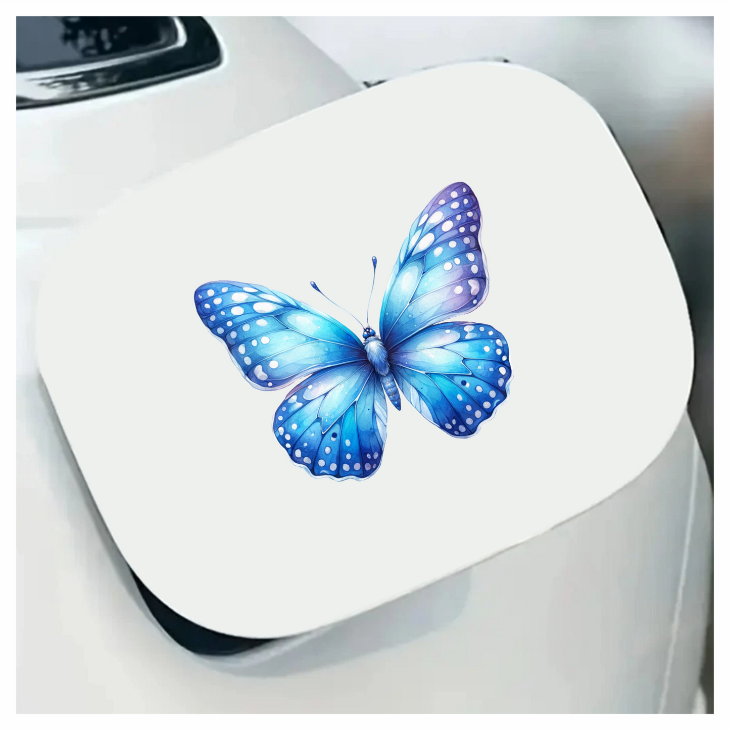 Blue Butterfly Insect Wing Vinyl Sticker Decal