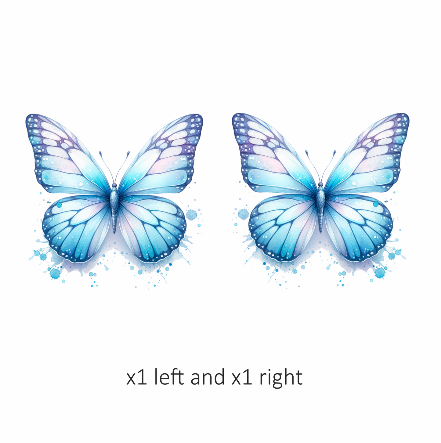 Blue Butterfly Animal Vinyl Sticker Decal