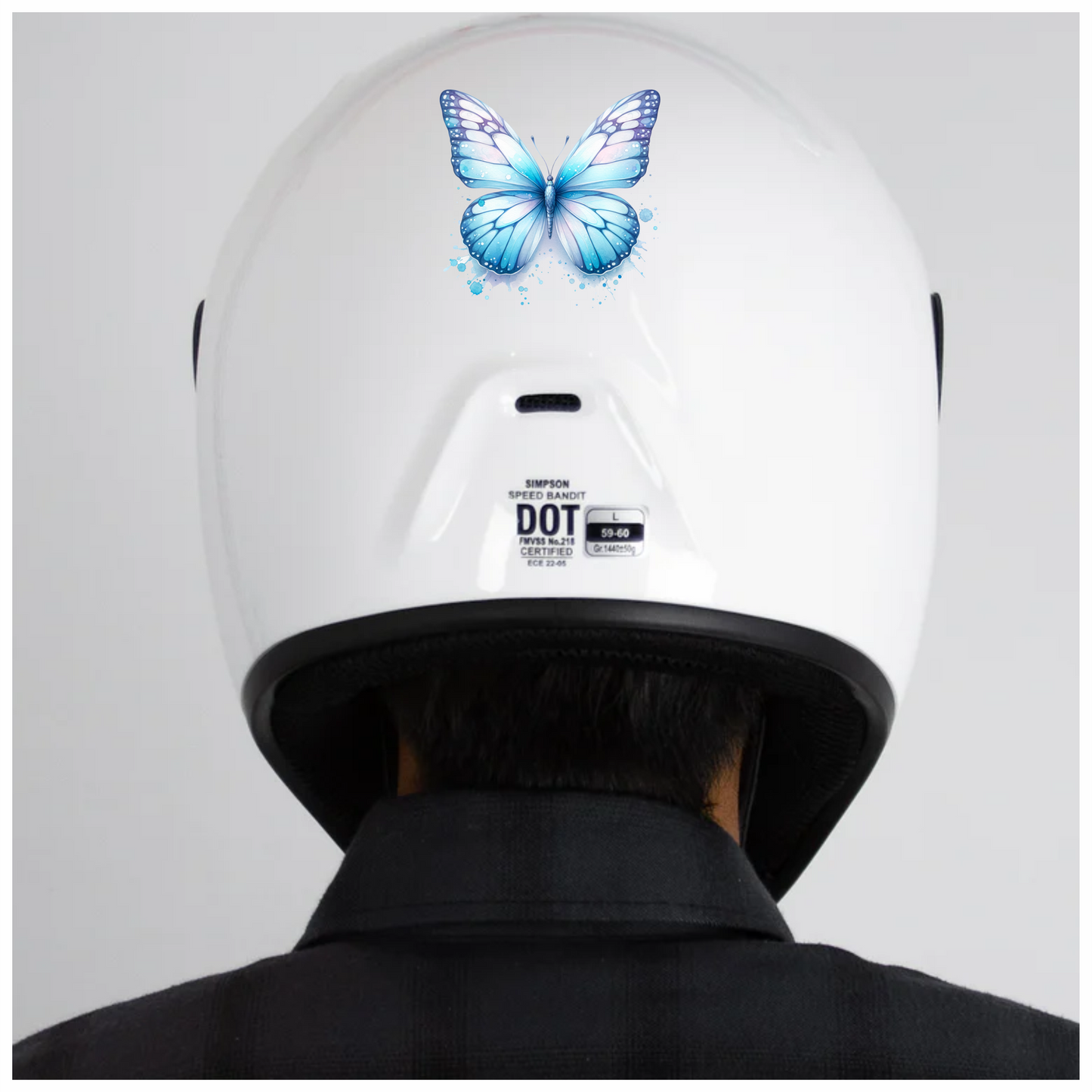 Blue Butterfly Animal Vinyl Sticker Decal