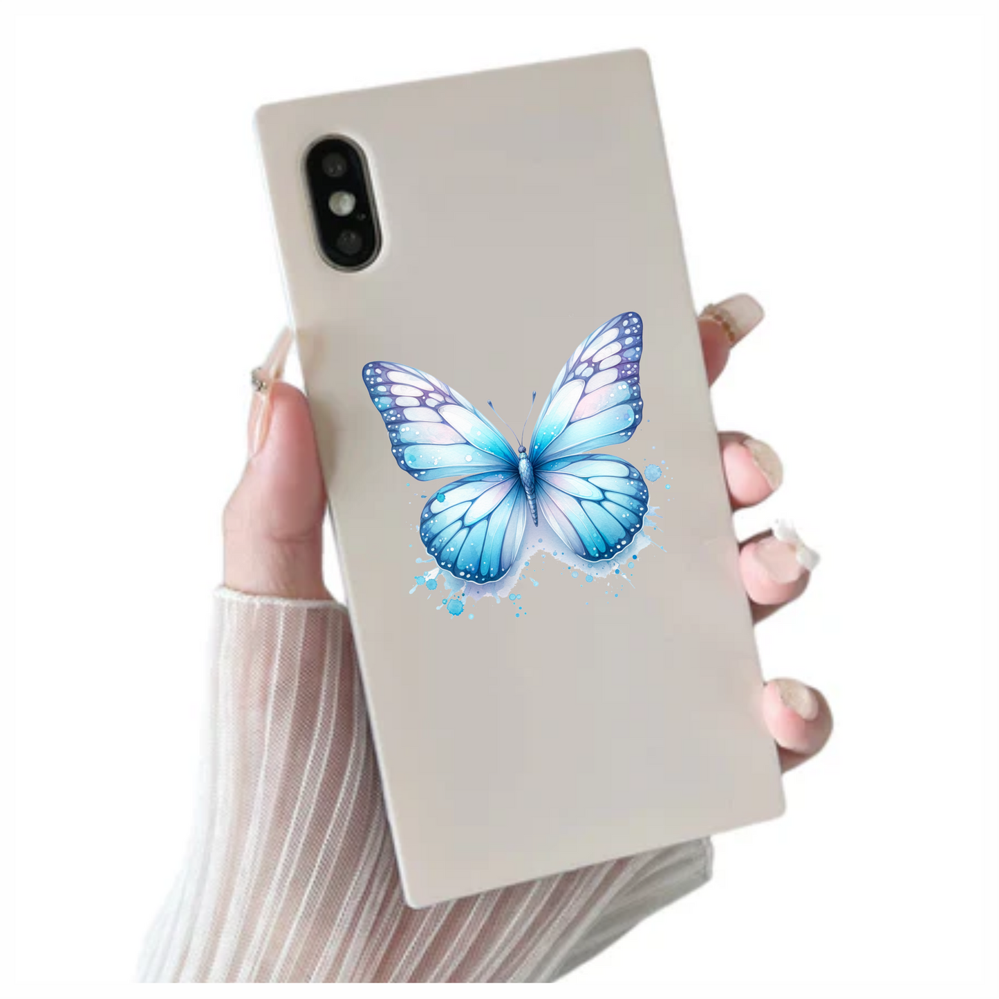 Blue Butterfly Animal Vinyl Sticker Decal