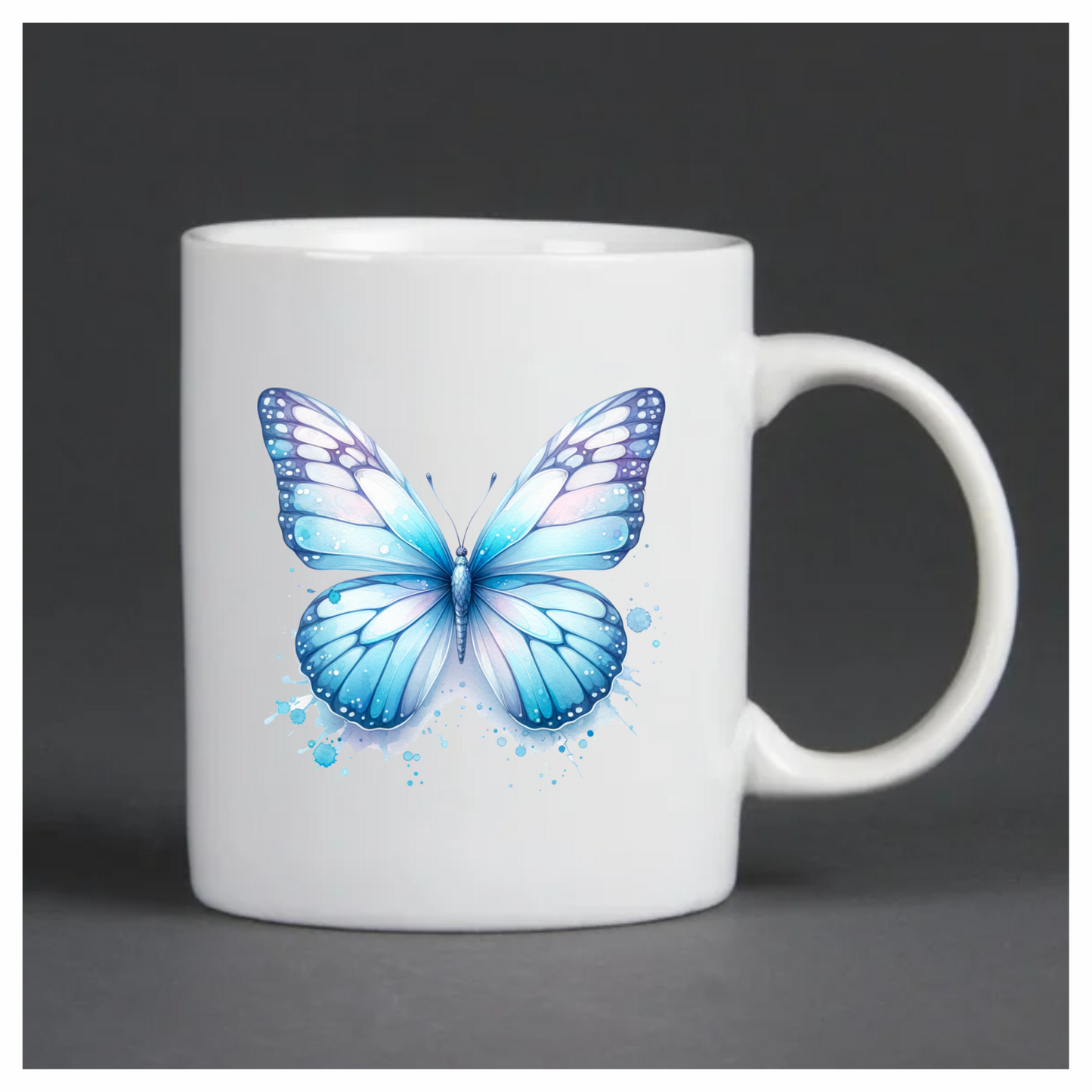 Blue Butterfly Animal Vinyl Sticker Decal