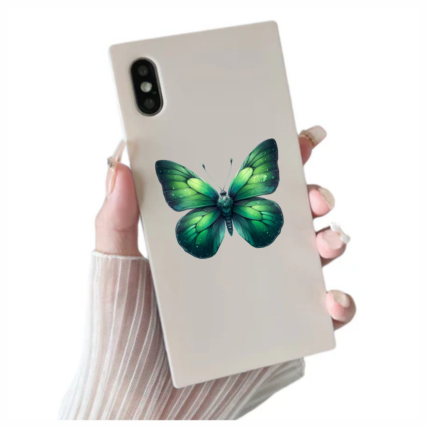 Green Butterfly Insect Nature Vinyl Sticker Decal