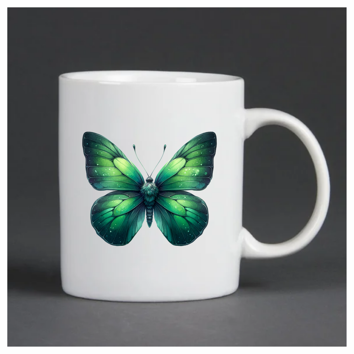 Green Butterfly Insect Nature Vinyl Sticker Decal