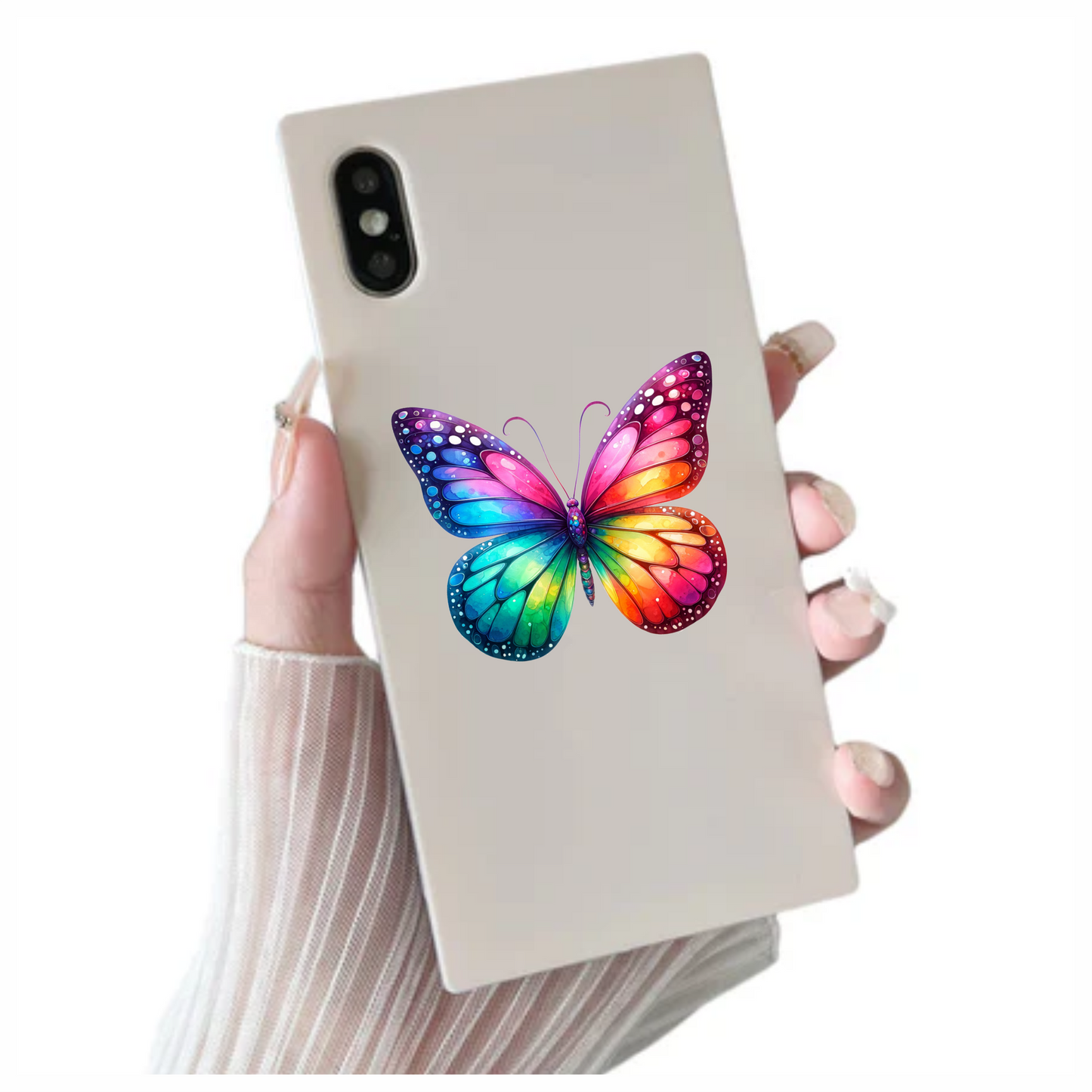 Butterfly Colorful Wings Insect Bright Vinyl Sticker Decal