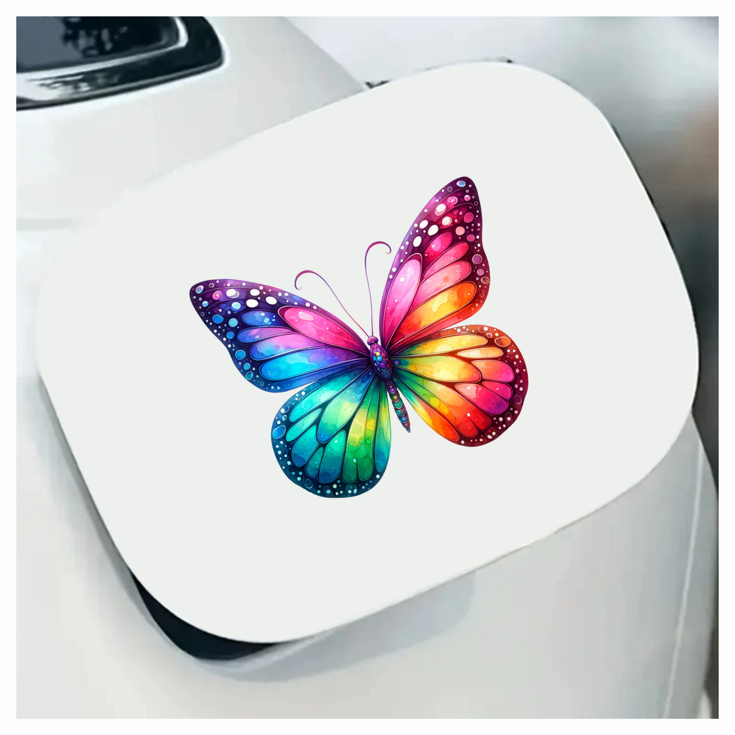 Butterfly Colorful Wings Insect Bright Vinyl Sticker Decal