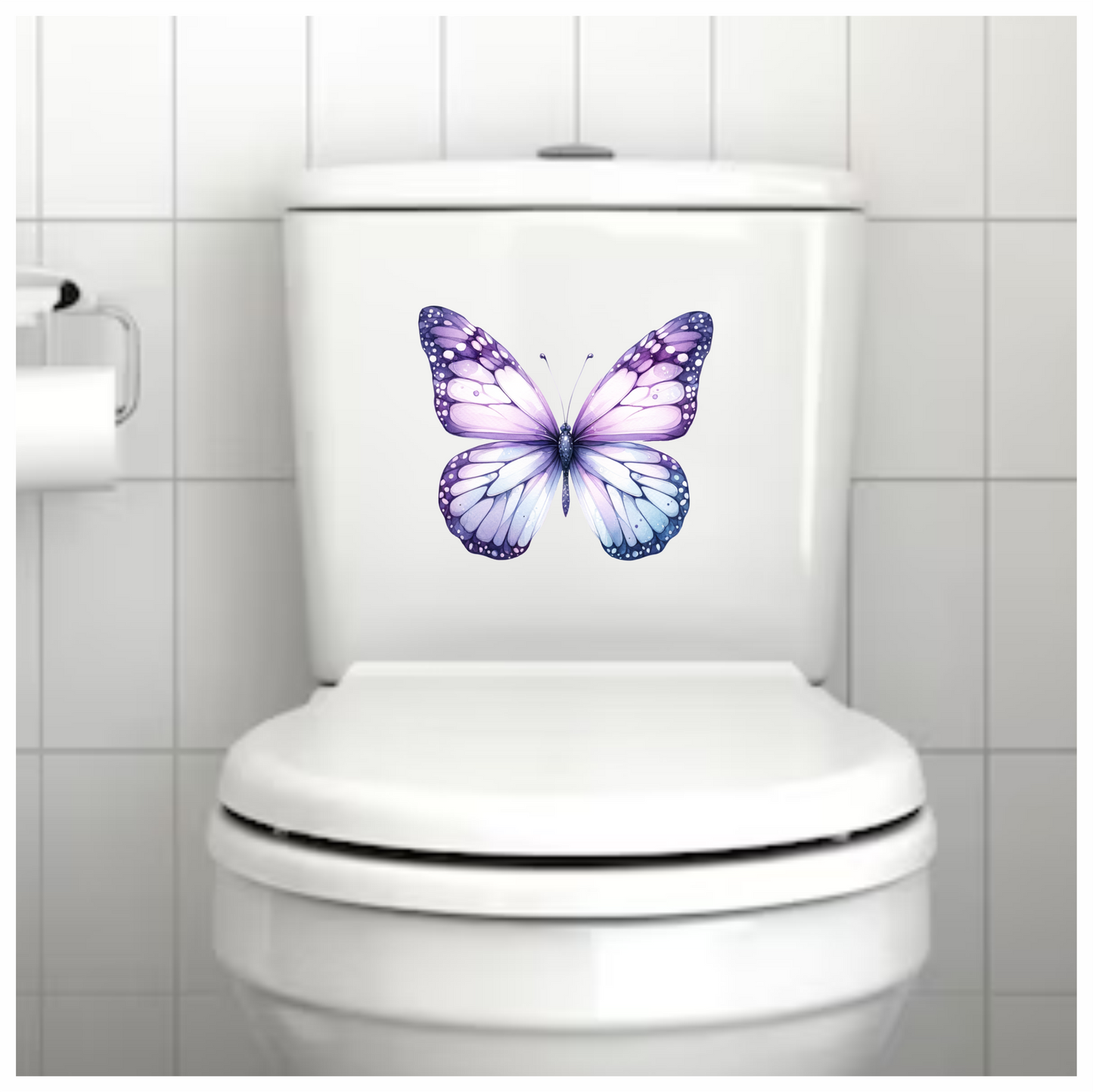 Purple Butterfly Insect Wings Vinyl Sticker Decal