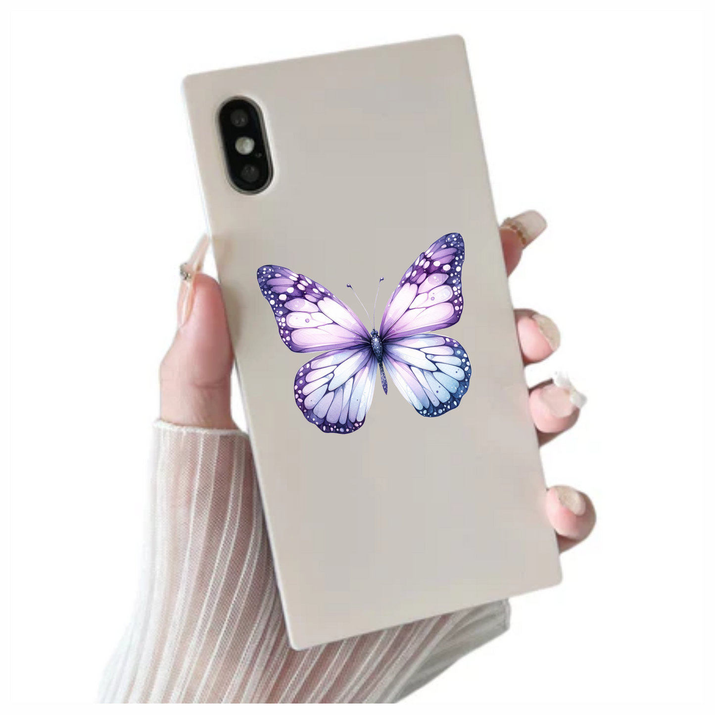 Purple Butterfly Insect Wings Vinyl Sticker Decal