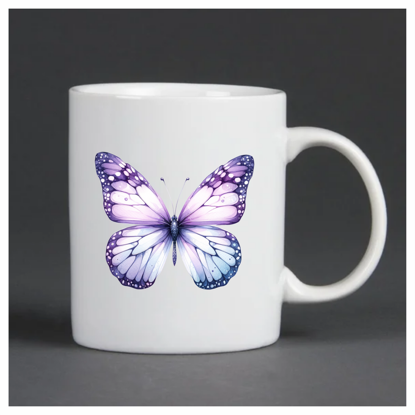Purple Butterfly Insect Wings Vinyl Sticker Decal