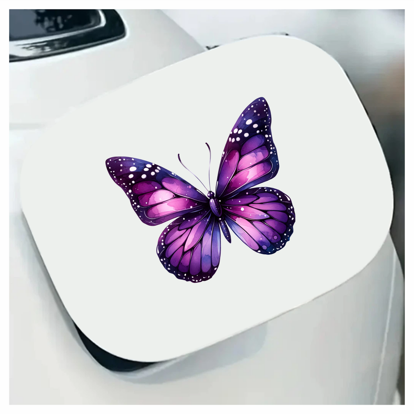 Purple Butterfly Watercolor Animal Vinyl Sticker Decal
