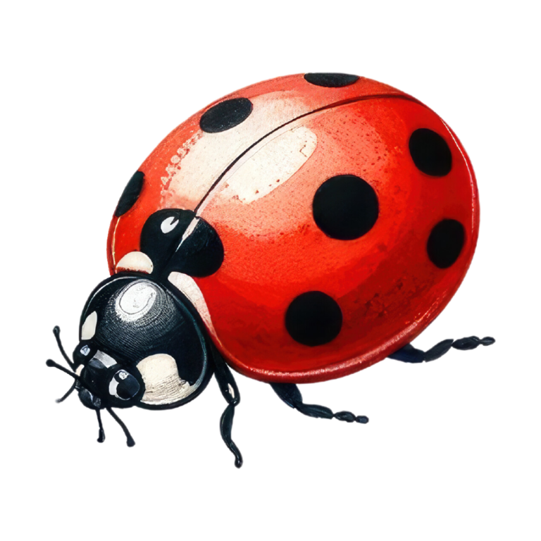 Red Ladybug Black Spots Vinyl Sticker Decal