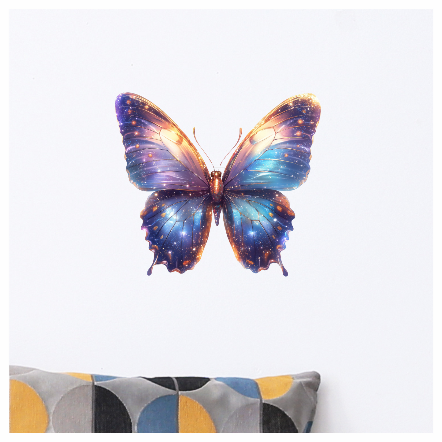 Butterfly Purple Cosmic Bright Wings Vinyl Sticker Decal
