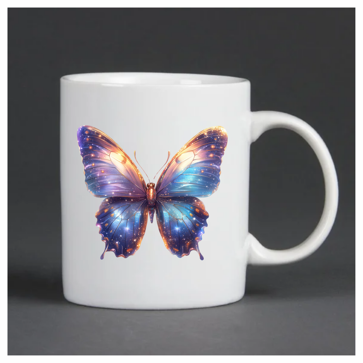 Butterfly Purple Cosmic Bright Wings Vinyl Sticker Decal