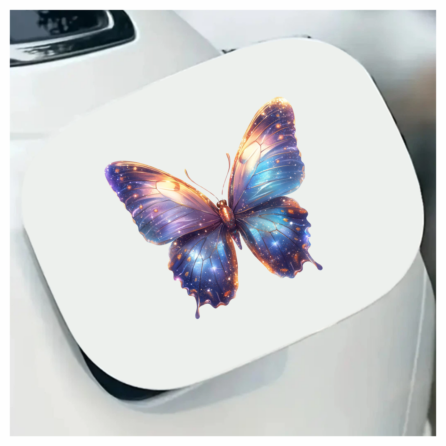 Butterfly Purple Cosmic Bright Wings Vinyl Sticker Decal