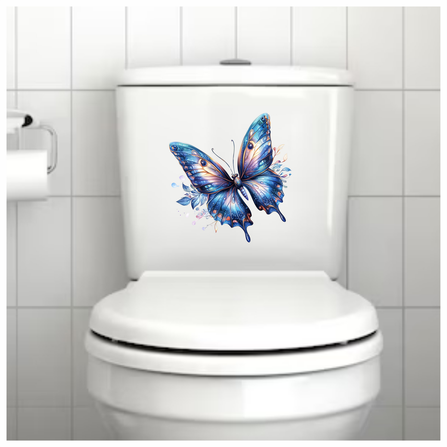 Blue Butterfly Animal Vinyl Sticker Decal