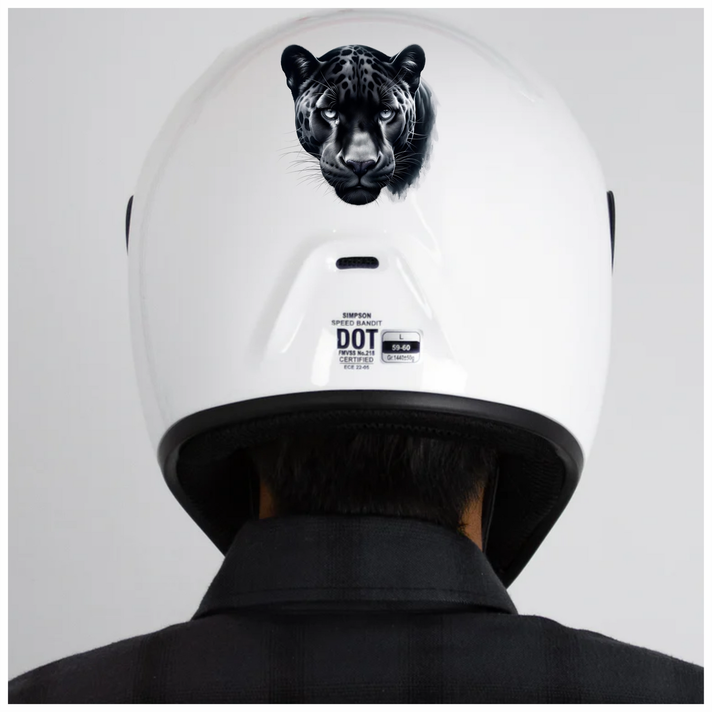 Black Leopard Eyes Vinyl Sticker Decal