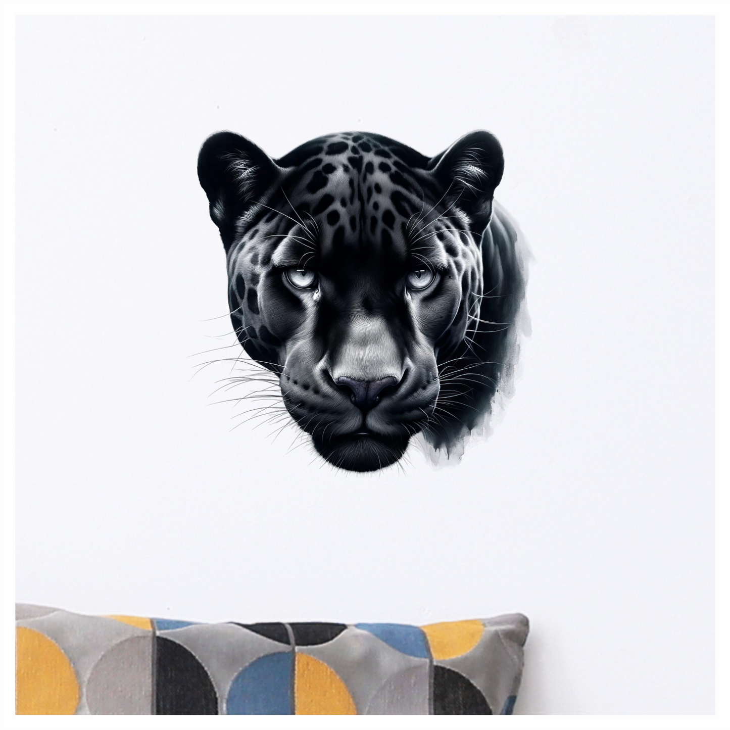 Black Leopard Eyes Vinyl Sticker Decal