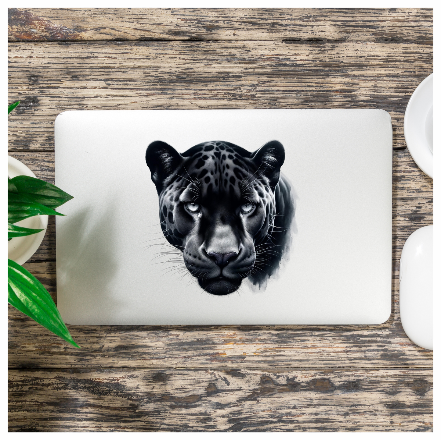 Black Leopard Eyes Vinyl Sticker Decal