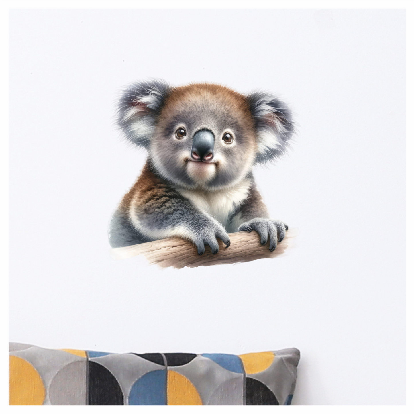 Koala Brown Fur Tree Climbing Cute Vinyl Sticker Decal