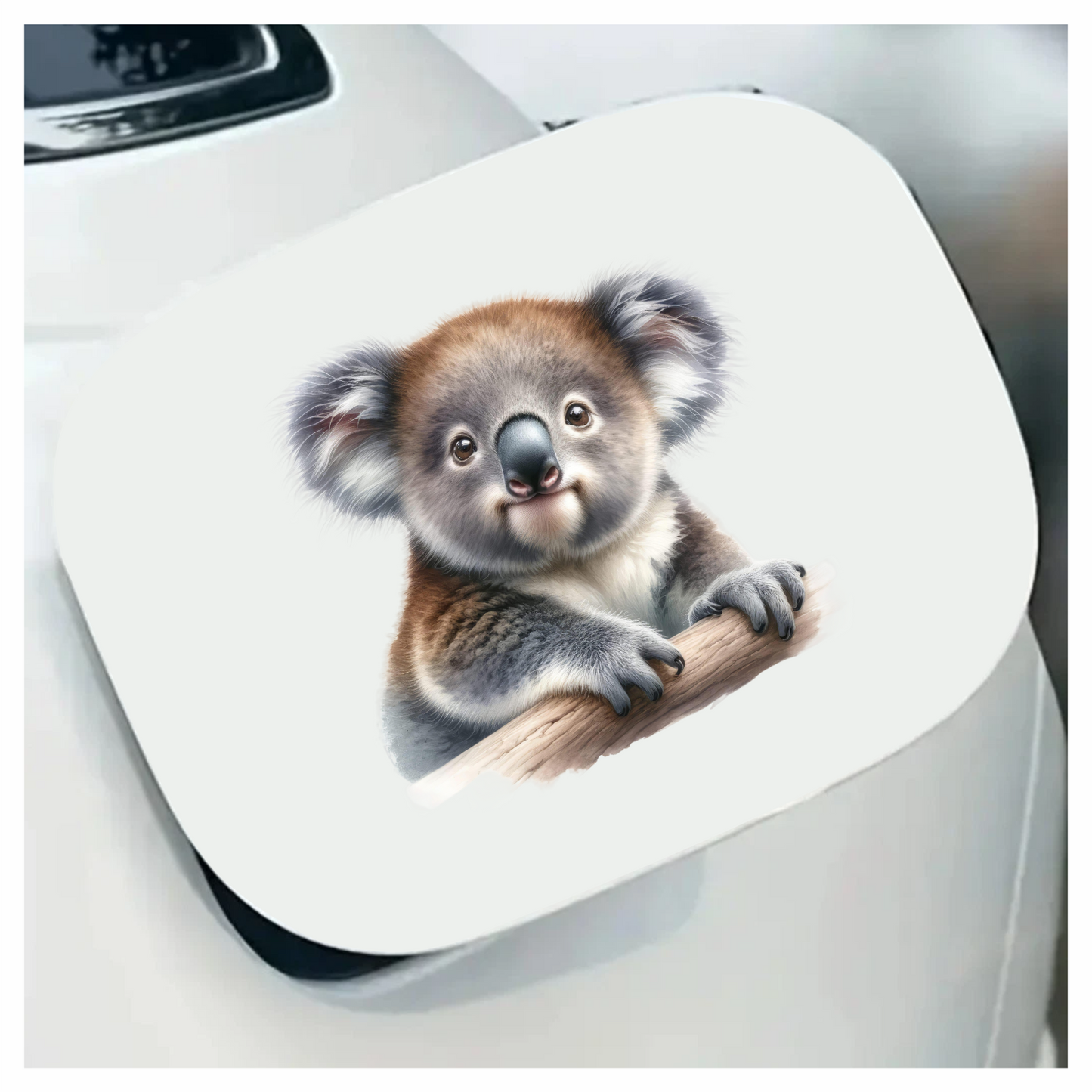 Koala Brown Fur Tree Climbing Cute Vinyl Sticker Decal