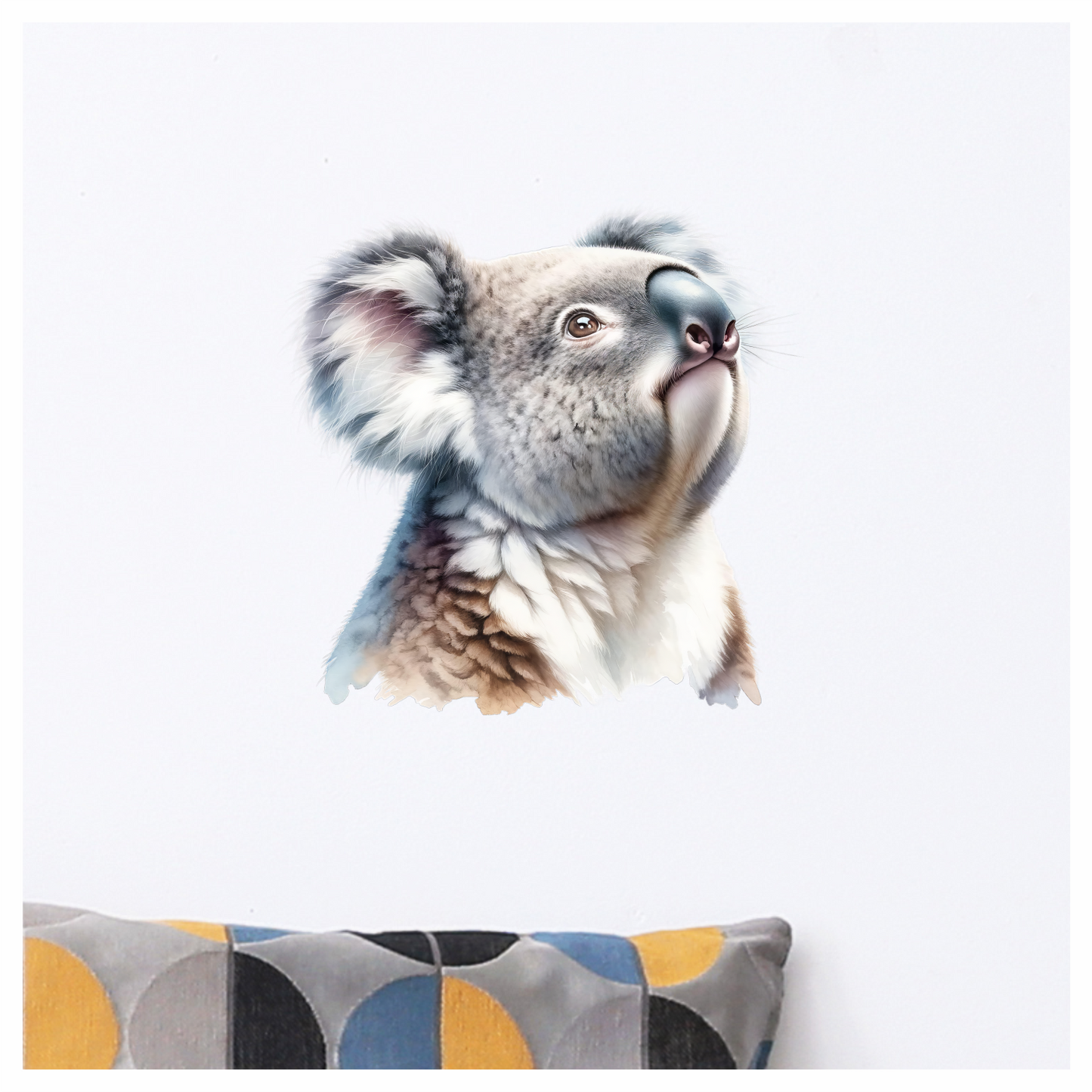 Koala Grey Fur Cute Animal Vinyl Sticker Decal