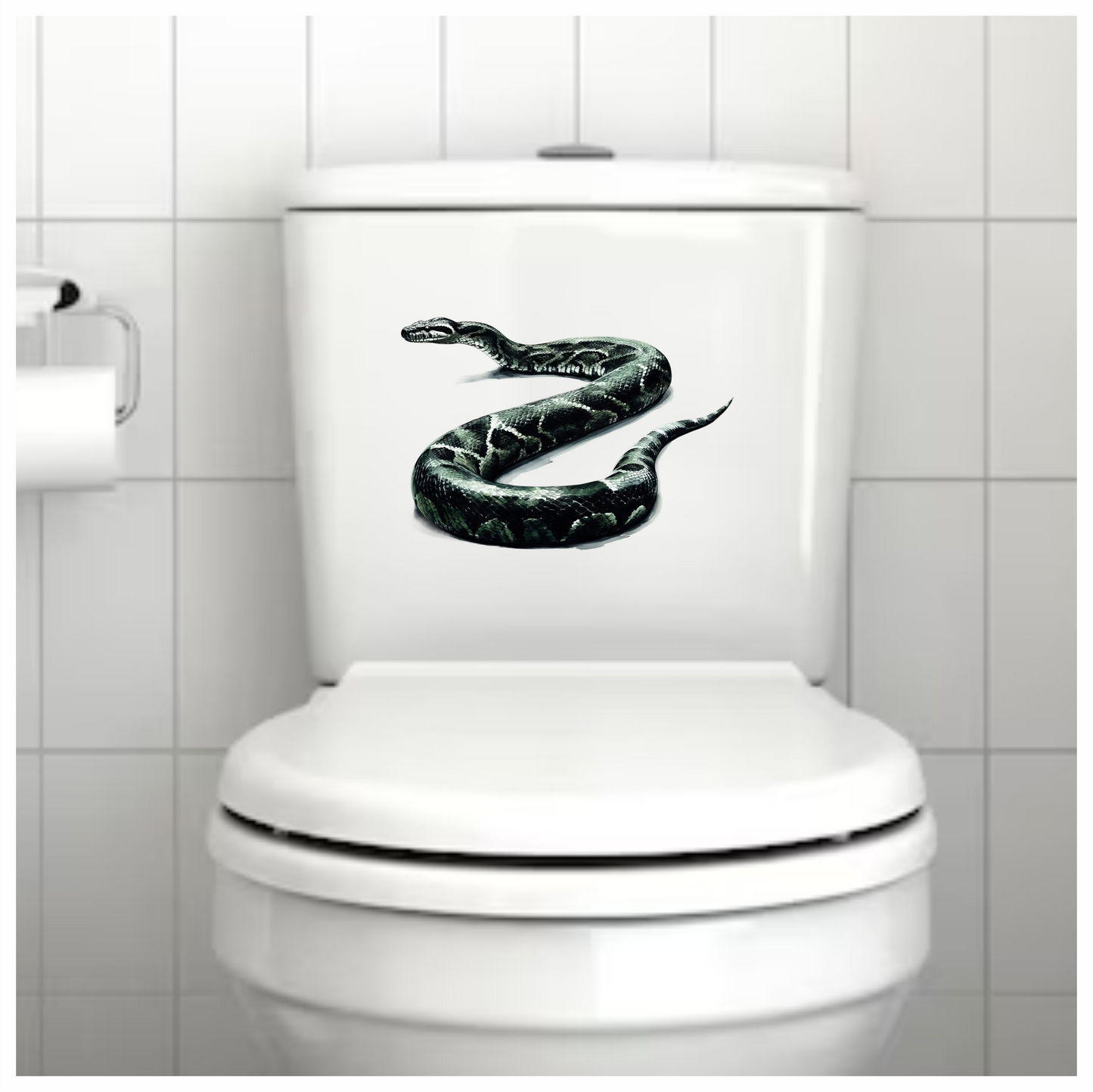 Green Snake Python Vinyl Sticker Decal