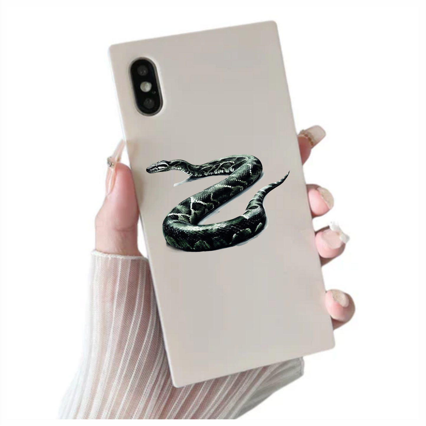 Green Snake Python Vinyl Sticker Decal