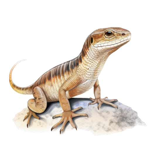 Lizard Brown Desert Skink Animal Sticker Vinyl Sticker Decal