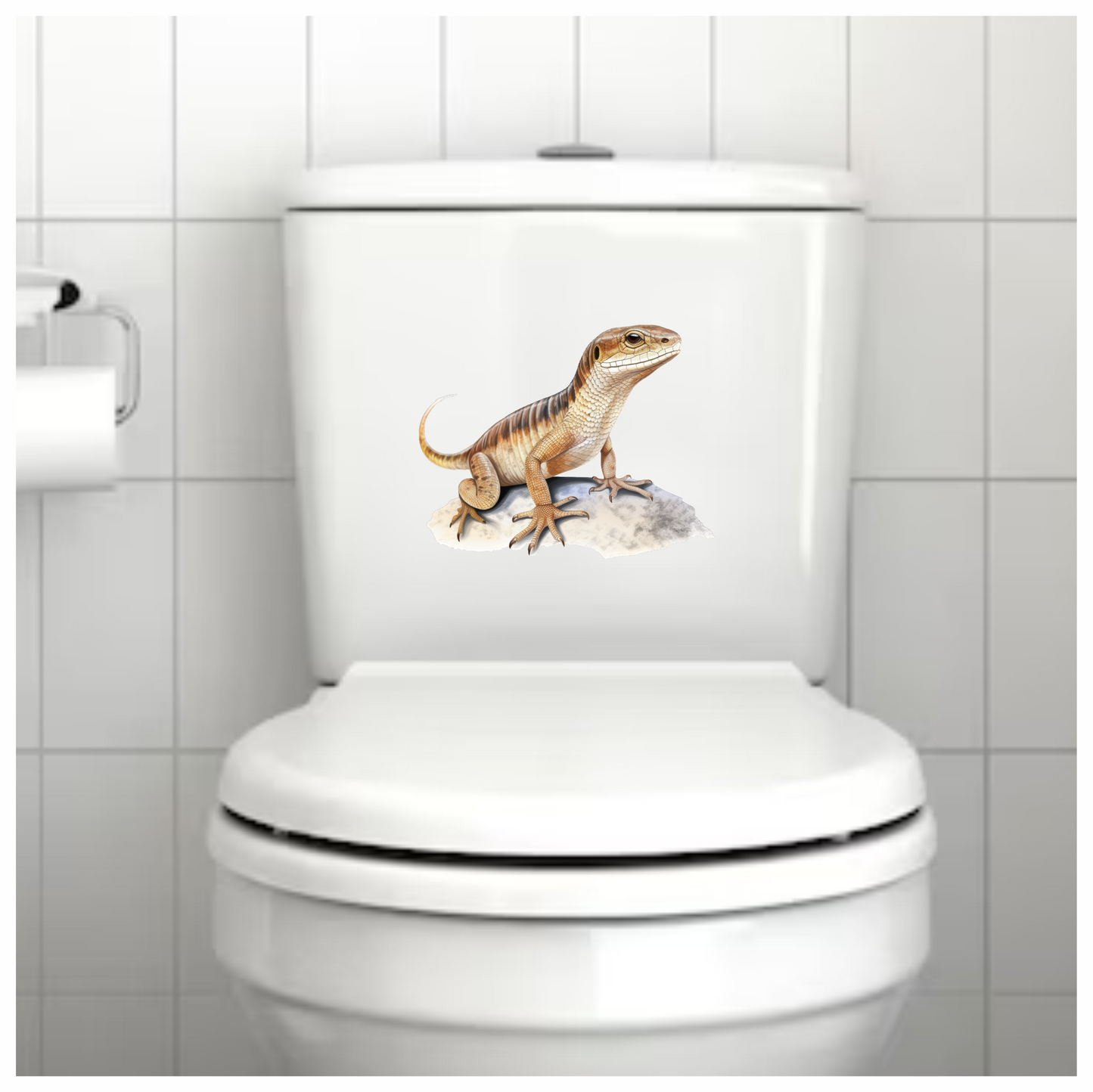 Lizard Brown Desert Skink Animal Sticker Vinyl Sticker Decal