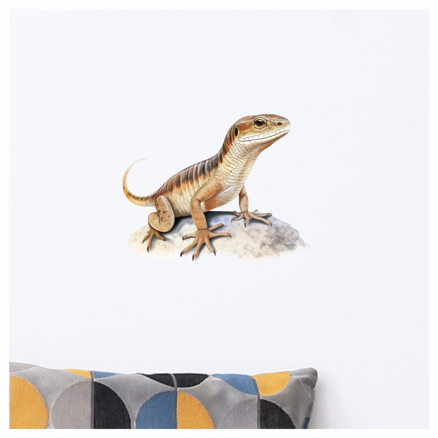 Lizard Brown Desert Skink Animal Sticker Vinyl Sticker Decal