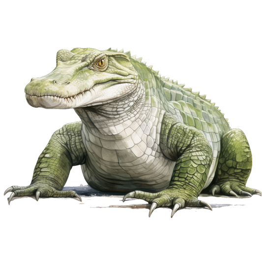 Green Alligator Reptile Scales Strong Vinyl Sticker Decal