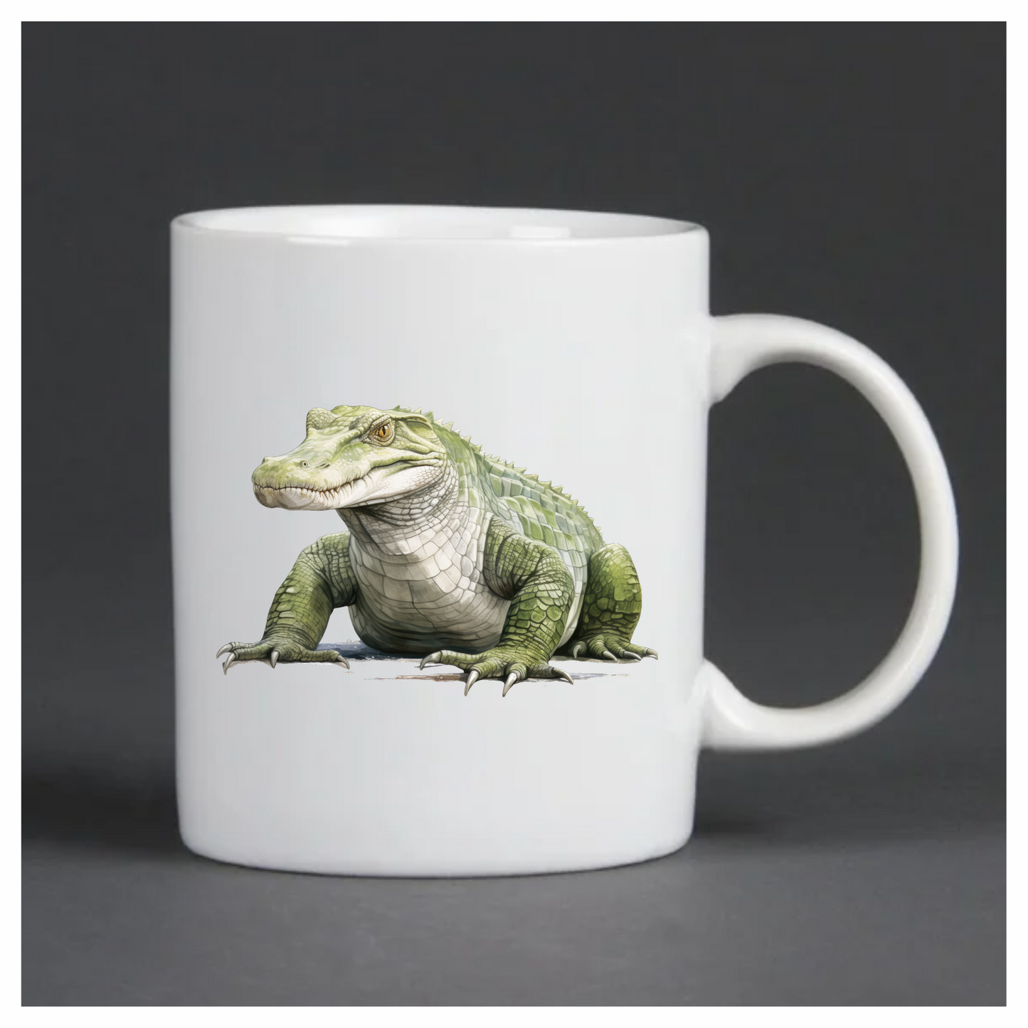 Green Alligator Reptile Scales Strong Vinyl Sticker Decal